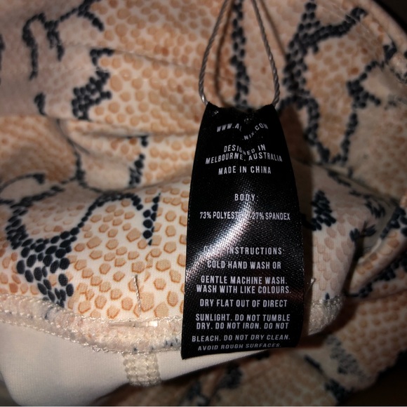 All Fenix || NWT || Anthropologie Brand White Python 7/8 Leggings - Picture 9 of 11